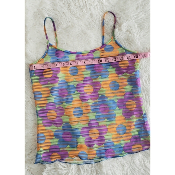 SOLD Vintage Y2K Floral Tank πΌ - Picture 4 of 5